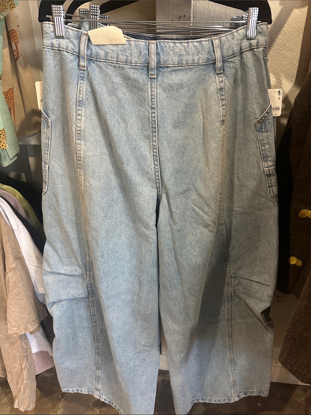 NWT Free People We The Free Darcy Baggy Jeans-Harmony - Picture 7 of 8